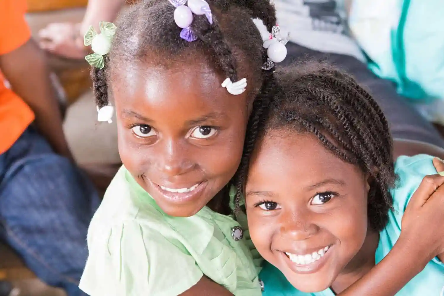 Image of Haitian children