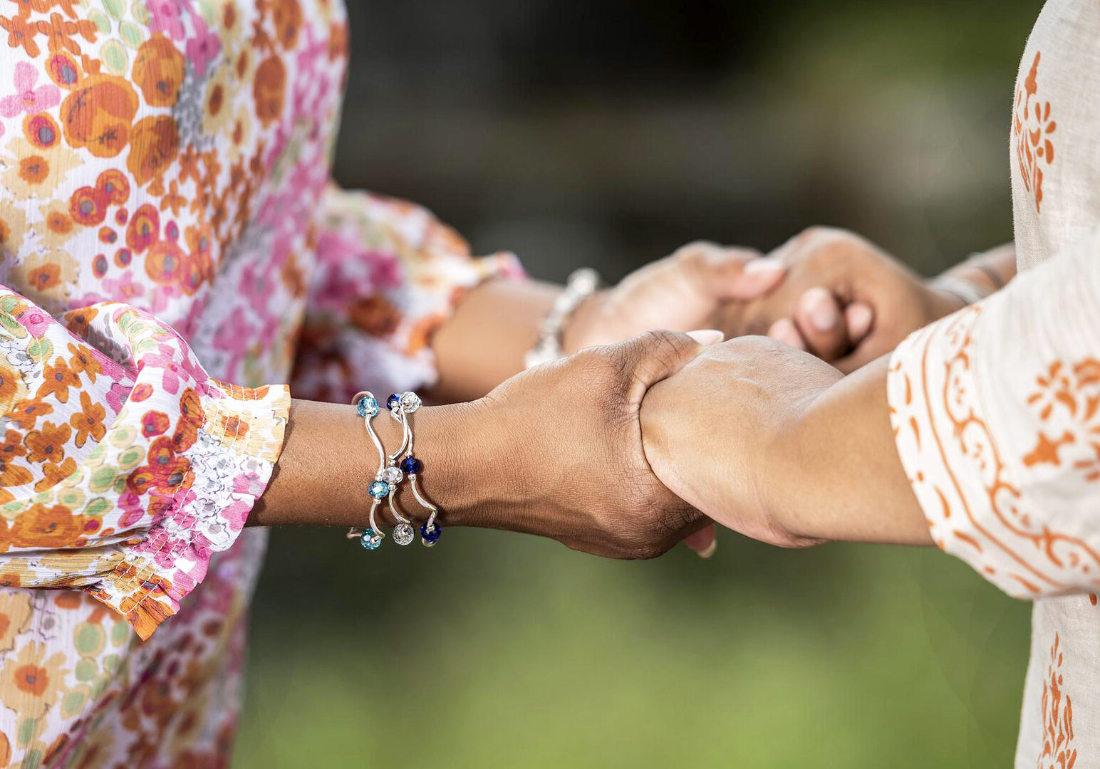 Women supporting each other