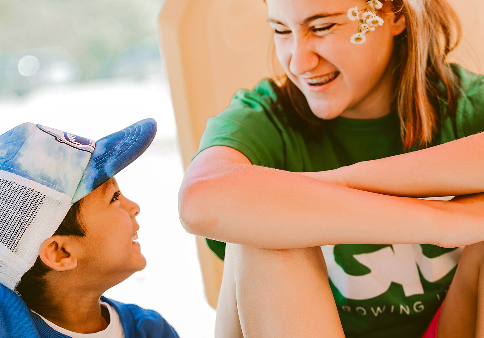 Student serving in kids ministry at North Way
