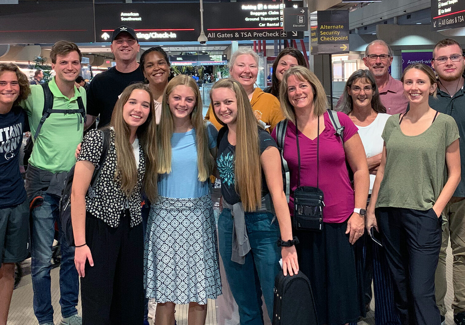 Image of a short term mission trip team