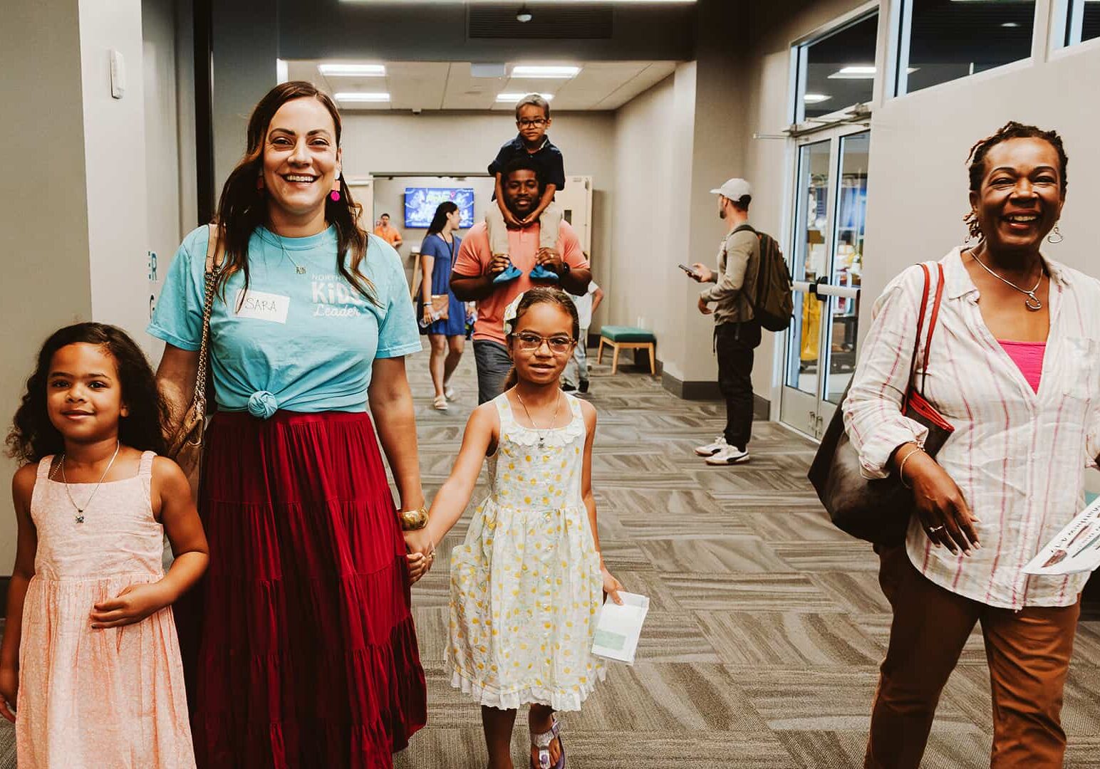 Elementary-aged kids attending North Way Kids
