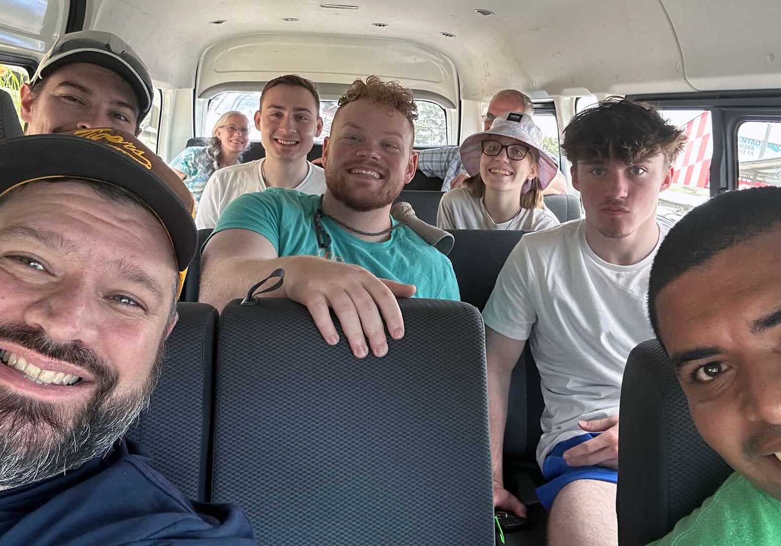 North Way Students on a mission trip